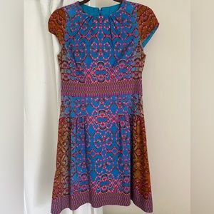 Nanette Lepore colorful dress! Size 2 great condition